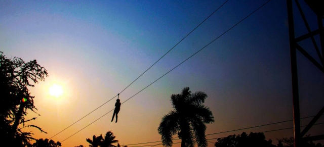 Canopy al atardecer